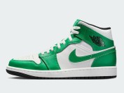 air-jordan-1-mid-lucky-green